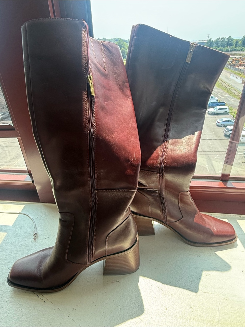 Vince Camuto Sangeti boot in Dark Mahogany